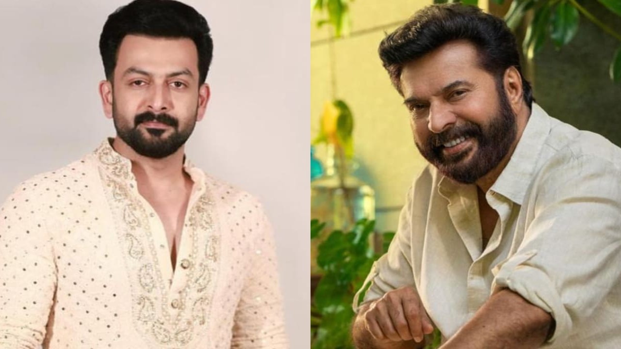 Prithviraj Sukumaran extends heartfelt wishes to superstar Mammootty as he turns 73