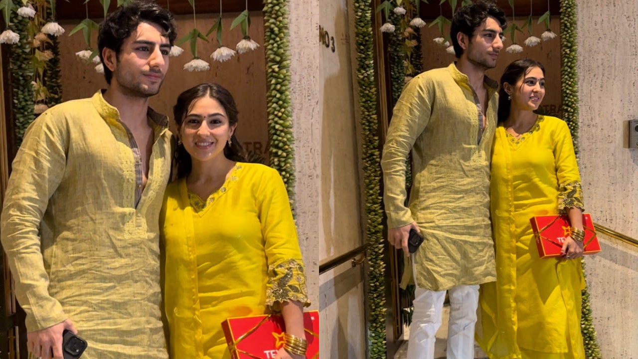 Sara Ali Khan at Ganpati celebrations 