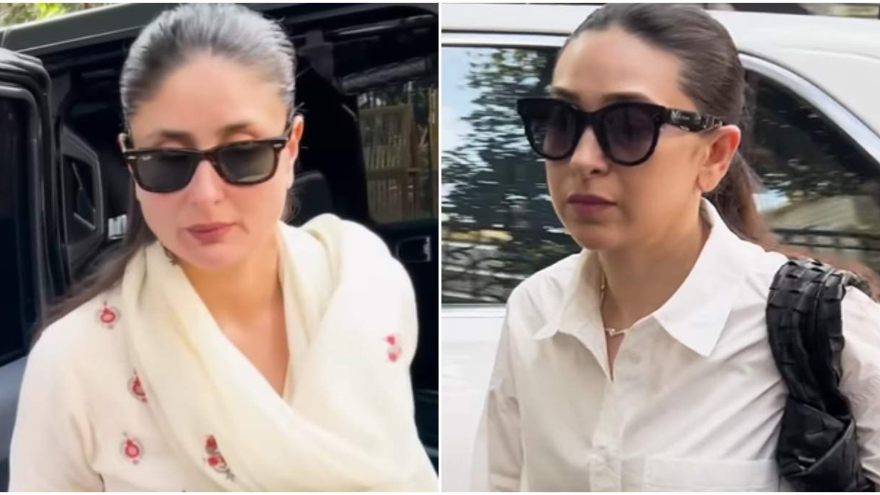 Anil Mehta's Demise: Malaika Arora's BFFs Kareena Kapoor Khan and Karisma continue to stand strong in her difficult phase; WATCH