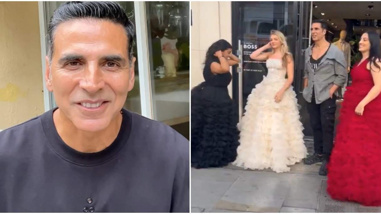 Housefull 5: Akshay Kumar makes day for female fans in London as he happily poses with them amid shoot; WATCH