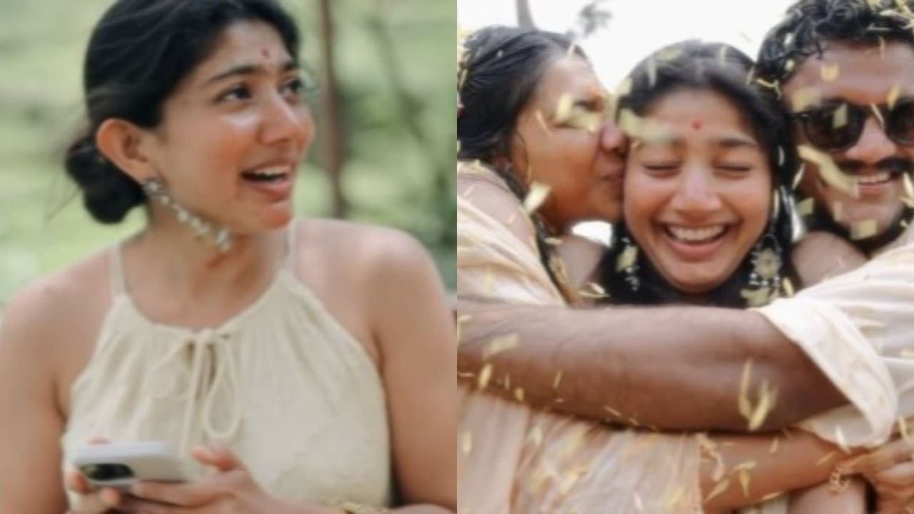 Sai Pallavi searches for steel bucket, turns super mischievous at sister Pooja Kannan’s Haldi ceremony; WATCH unmissable moments from function