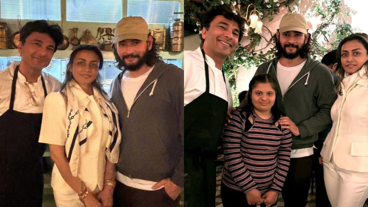 In PICS: Mahesh Babu, wife Namrata Shirodkar feel 'overwhelmed' after meeting Michelin star chef Vikas Khanna