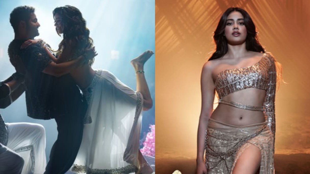 Janhvi Kapoor's sizzling look with Jr NTR in Devara's Daavudi song gives Nadiyon Paar song vibe