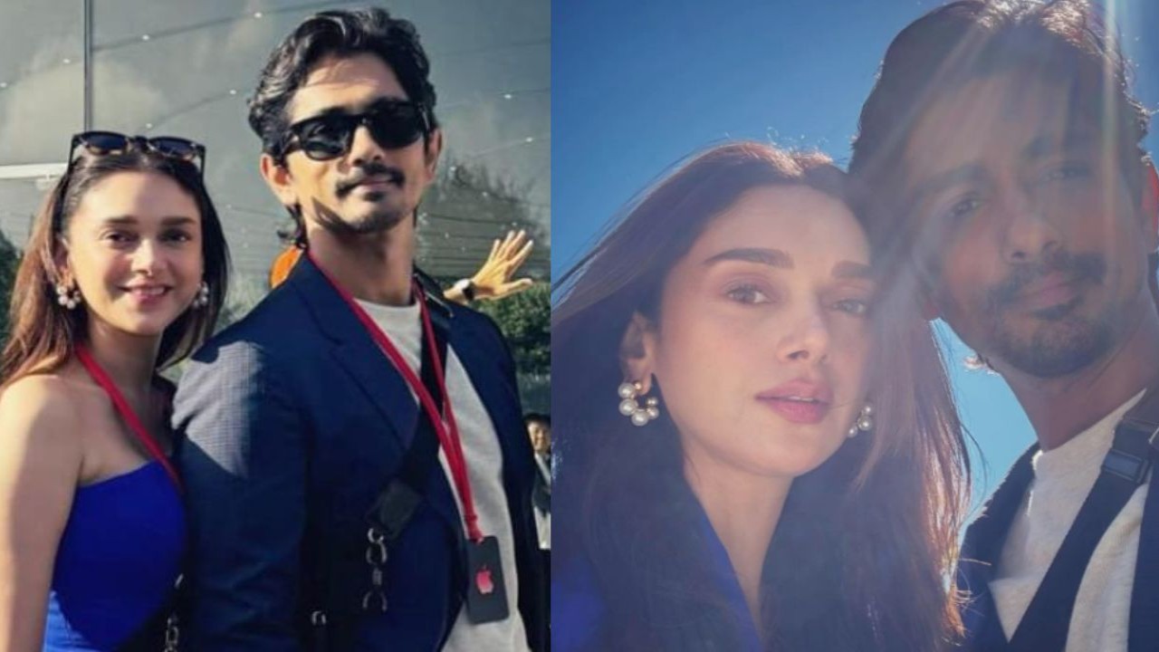 WATCH: Aditi Rao Hydari enjoys the candid morning glow with fiancé Siddharth