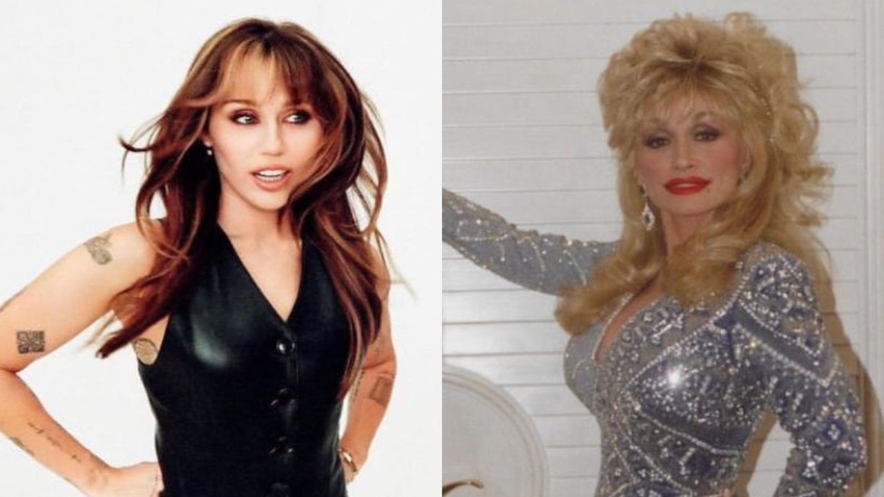 Miley Cyrus and Dolly Parton (CC: Instagram)