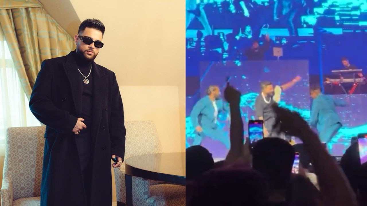 WATCH: Tauba Tauba singer Karan Aujla reacts as he gets attacked with shoe during London concert; ‘Come directly on the stage and…’