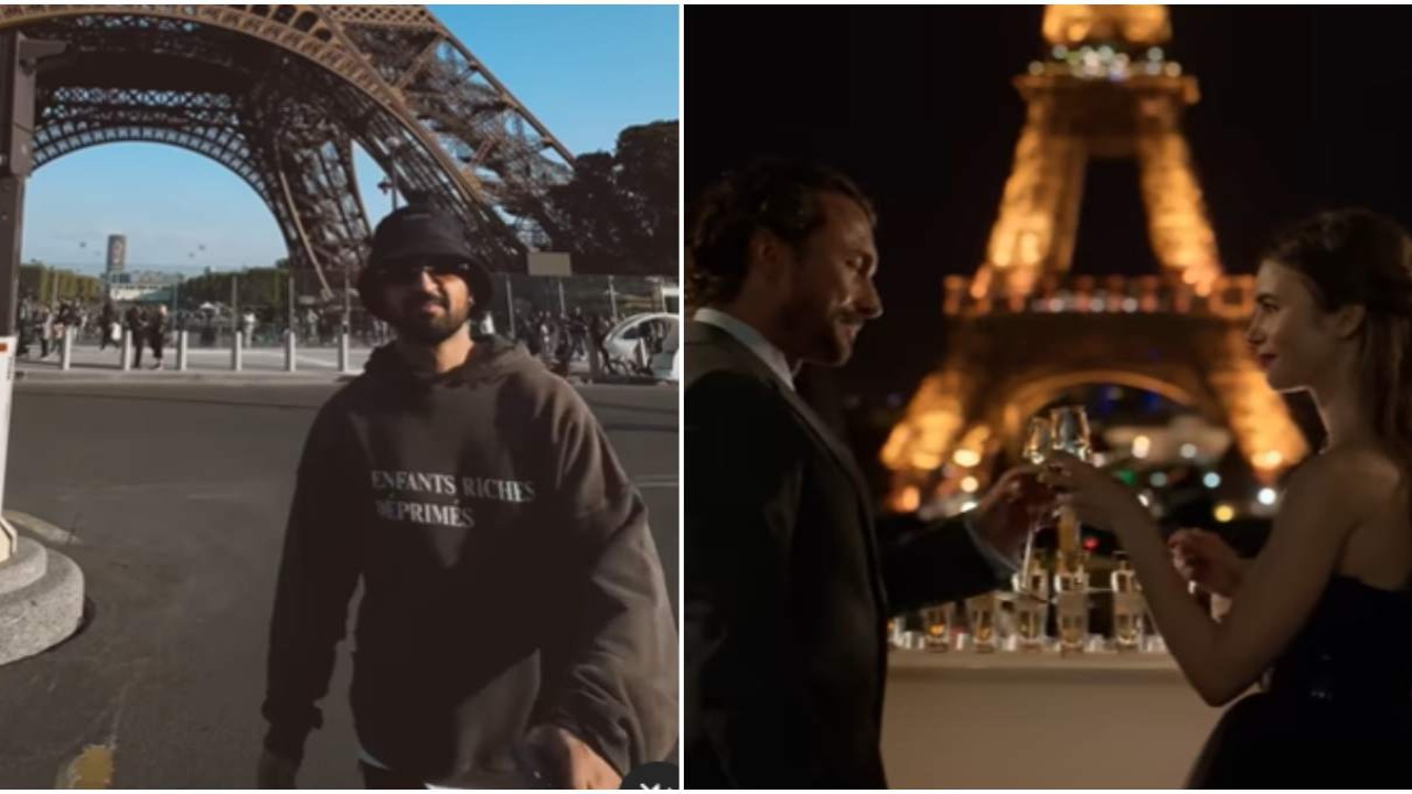 Diljit Dosanjh dancing in front of Eiffel Tower with big smile is every tourist ever; fans say ‘Dosanjh and Emily both in Paris’