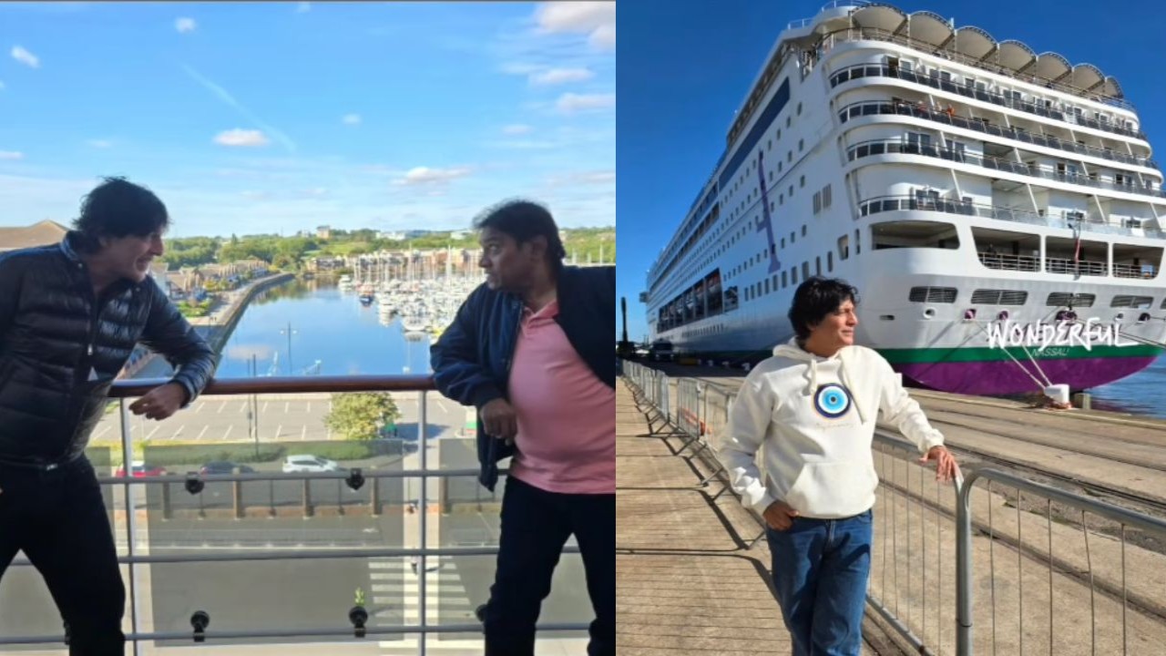 Houseful 5: Chunky Panday’s fun BTS moments from Akshay Kumar-led movie in cruise with Johnny Lever is proof we are in for a lot of fun