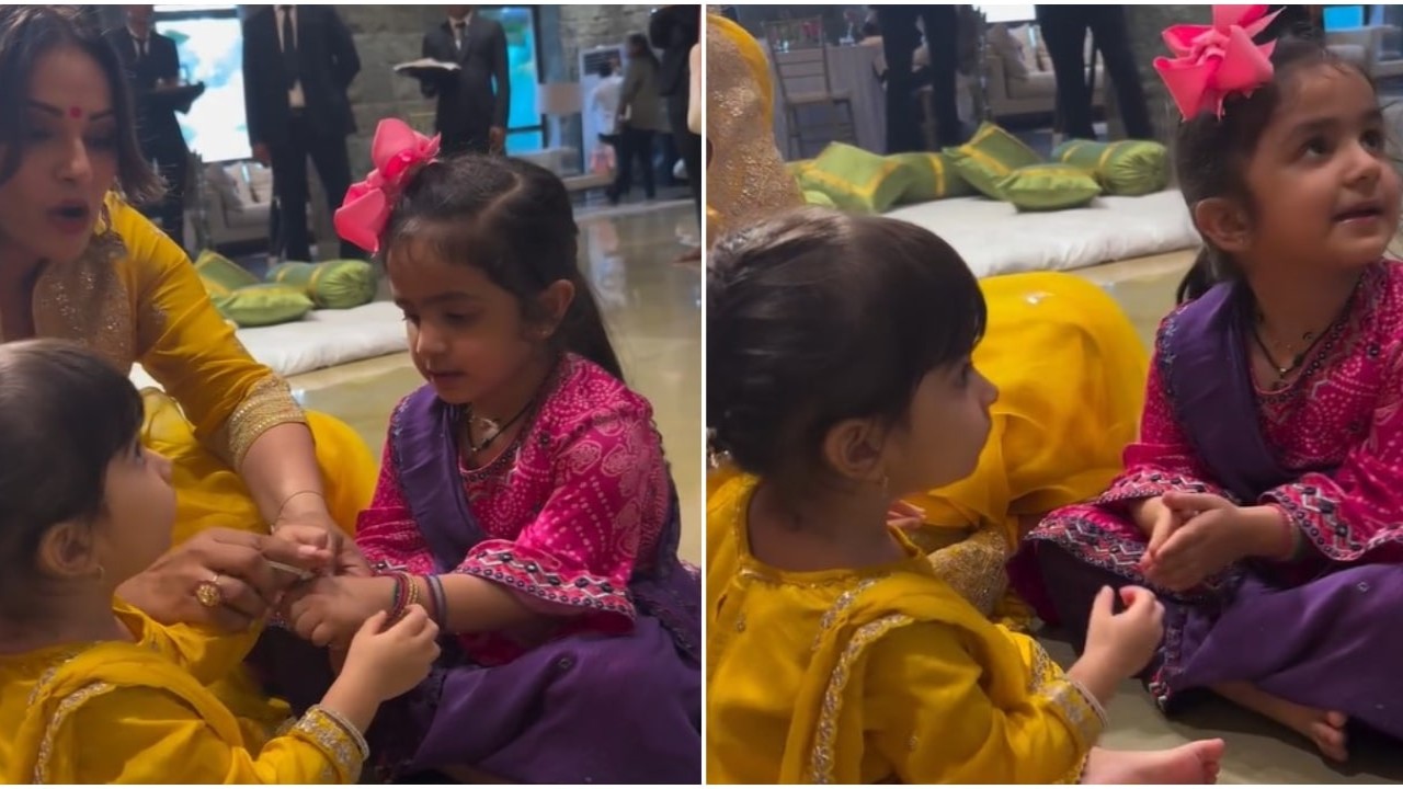 WATCH: Shilpa Shetty’s daughter Samisha and Bipasha Basu’s Devi look mini versions of their actress mothers as they celebrate Ganesh Chaturthi together