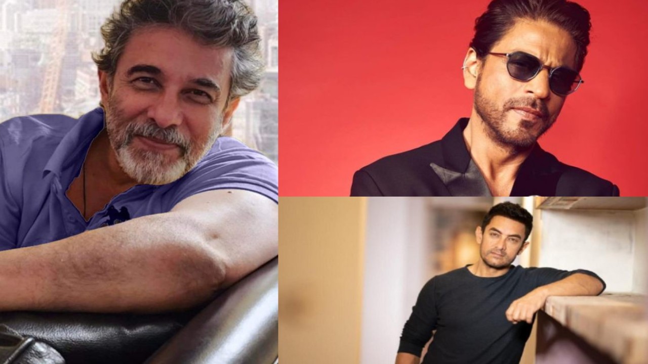 Deepak Tijori, Shah Rukh Khan and Aamir Khan 