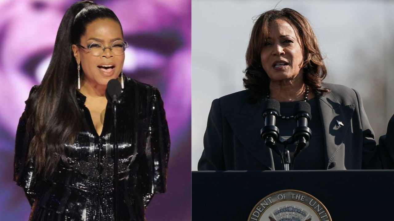 Oprah Winfrey, Kamala Harris via Getty Images