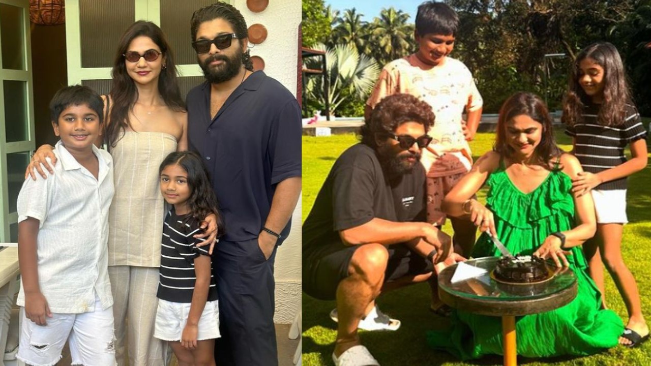 Inside Allu Arjun’s wife Sneha’s birthday celebration: Vacation to Goa, surprises and more