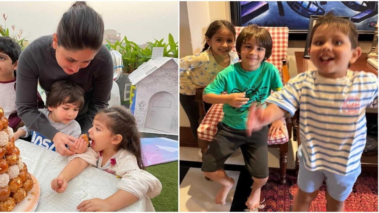 Kareena Kapoor drops oh-so-cute PICS ft Taimur, Jeh on 7th birthday of Soha Ali Khan and Kunal Kemmu’s ‘princess’ Inaaya