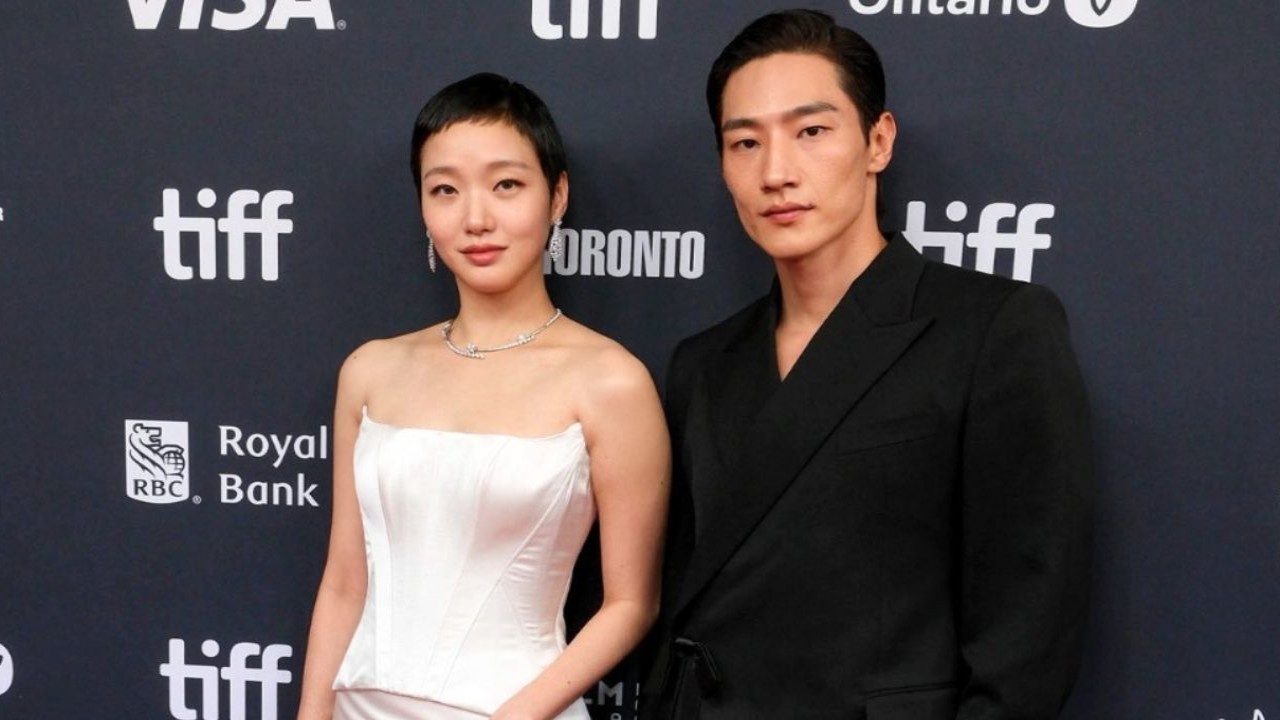 Kim Go Eun and Noh Sang Hyun at Love in the Big City premiere; Image: Getty Images