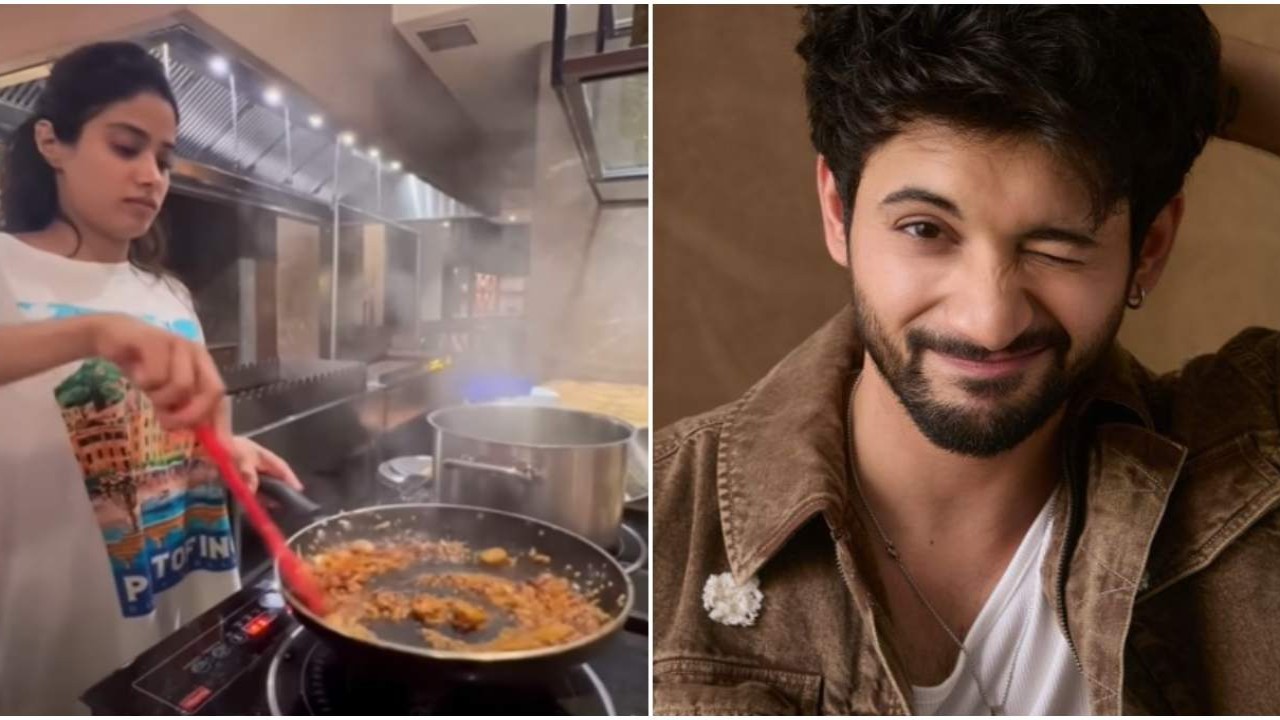 WATCH: Janhvi Kapoor cooks 'zero Kcals' pasta for Sunny Sanskari Ki Tulsi Kumari co-star Rohit Saraf; Don't miss his appreciation post