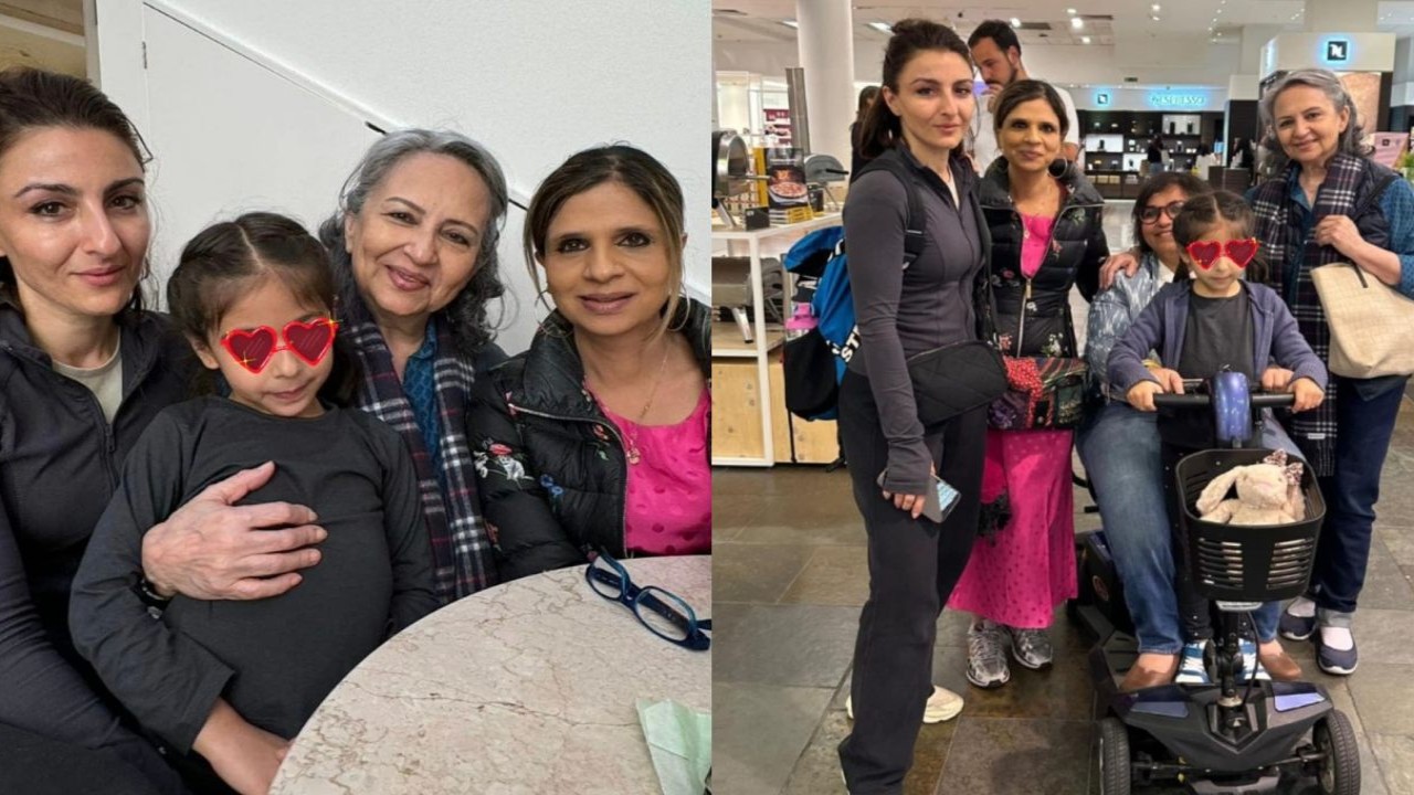 Soha Ali Khan, Inaaya, Saba Pataudi and Sharmila Tagore make 'precious memories' together in London; PICS