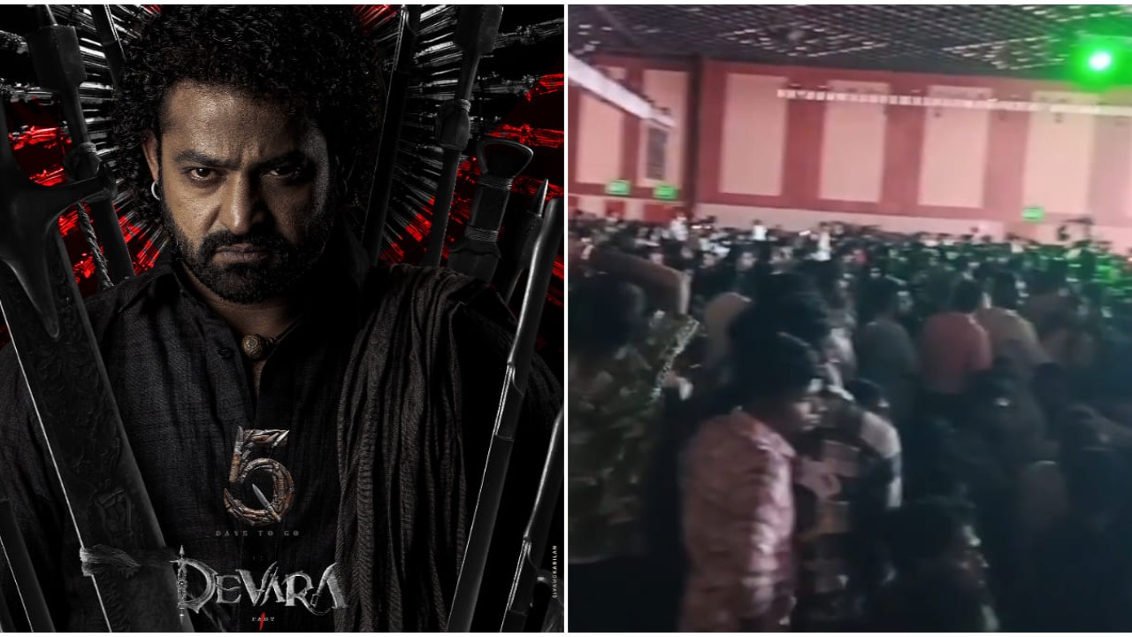 BREAKING: Devara pre-release event canceled in Hyderabad likely for THIS reason; Jr NTR fans go berserk at venue