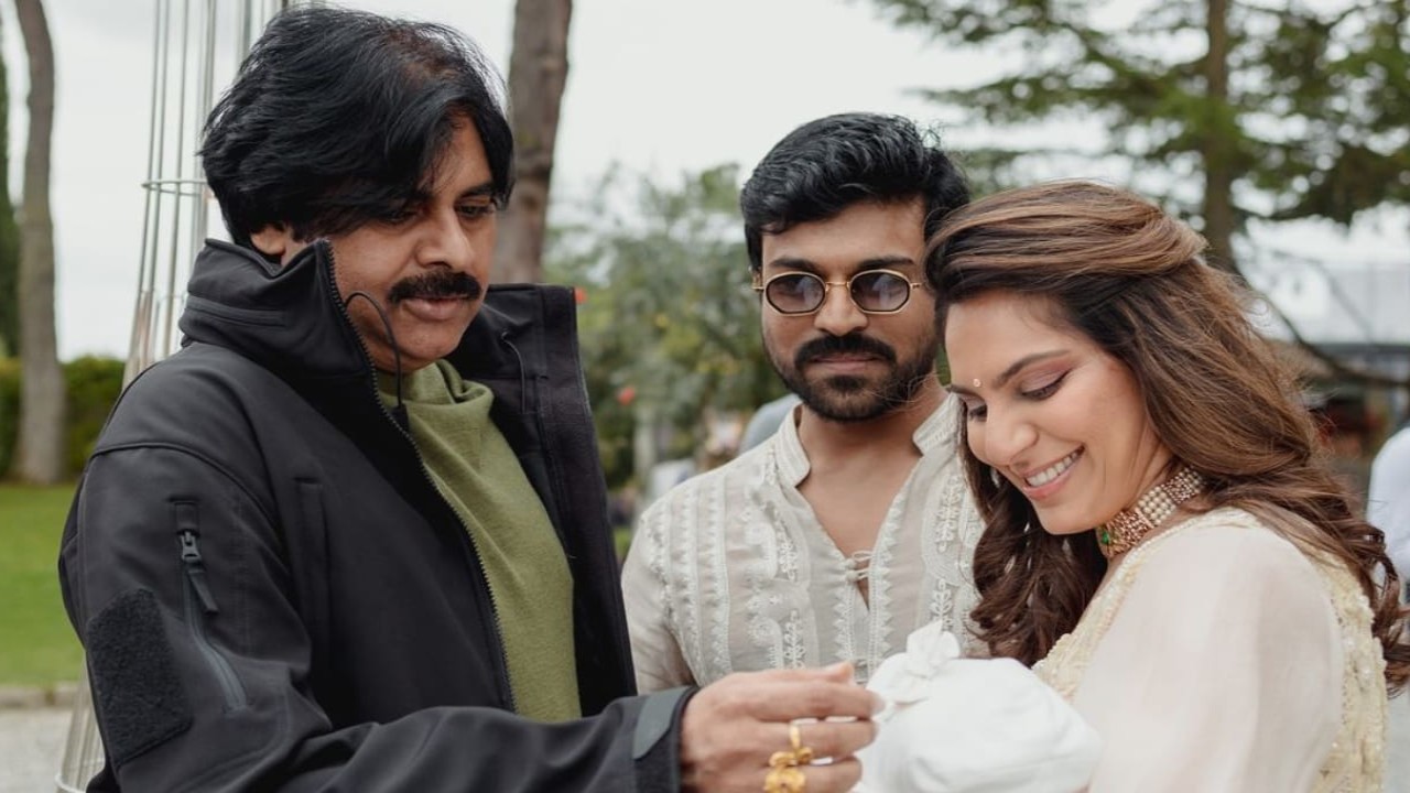 Pawan Kalyan looks smitten by Ram Charan's daughter Klin Kaara; Upasana shares throwback pic from Varun Tej's Italy wedding