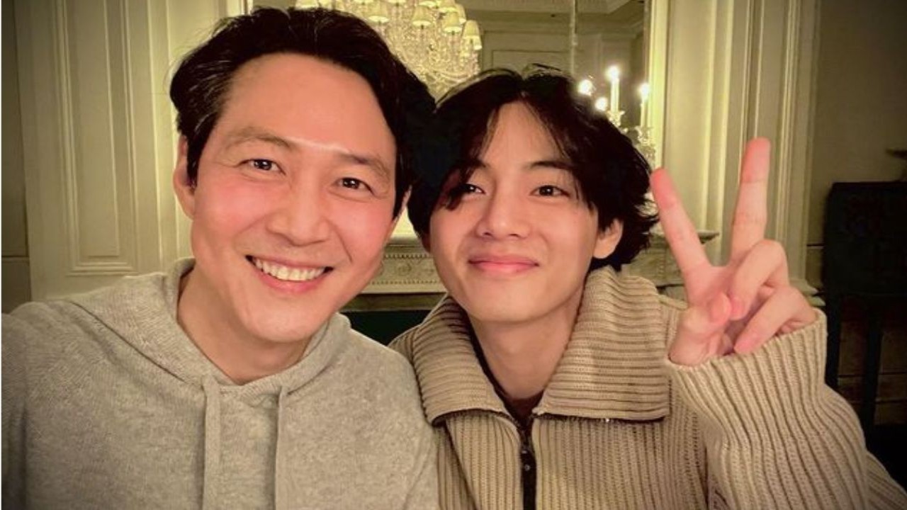 Lee Jung Jae and BTS' V; Image Courtesy: Lee Jung Jae's Instagram