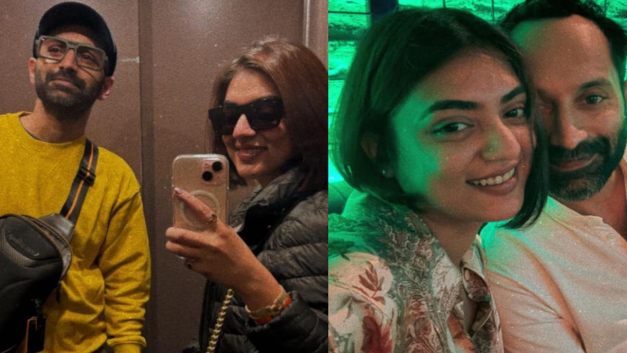 12 photos: Fahadh Faasil and Nazriya Nazim’s romantic August ft Paris vacation and mirror selfies is all things love