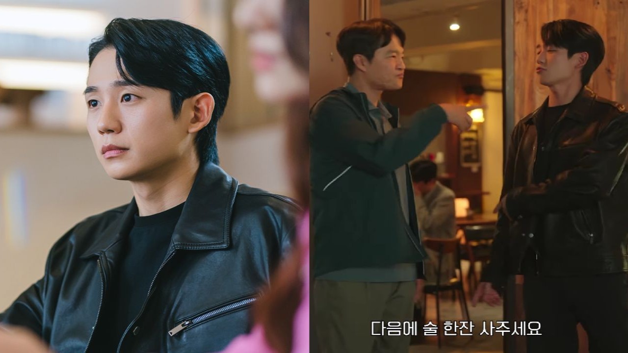 Jung Hae In, Love Next Door scene with Jung Hae In and Jung So Min's father Jo Han Chul; Image: tvN