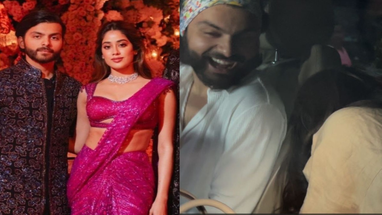 WATCH: Janhvi Kapoor can't stop laughing during outing with BF Shikhar Pahariya and sister Khushi