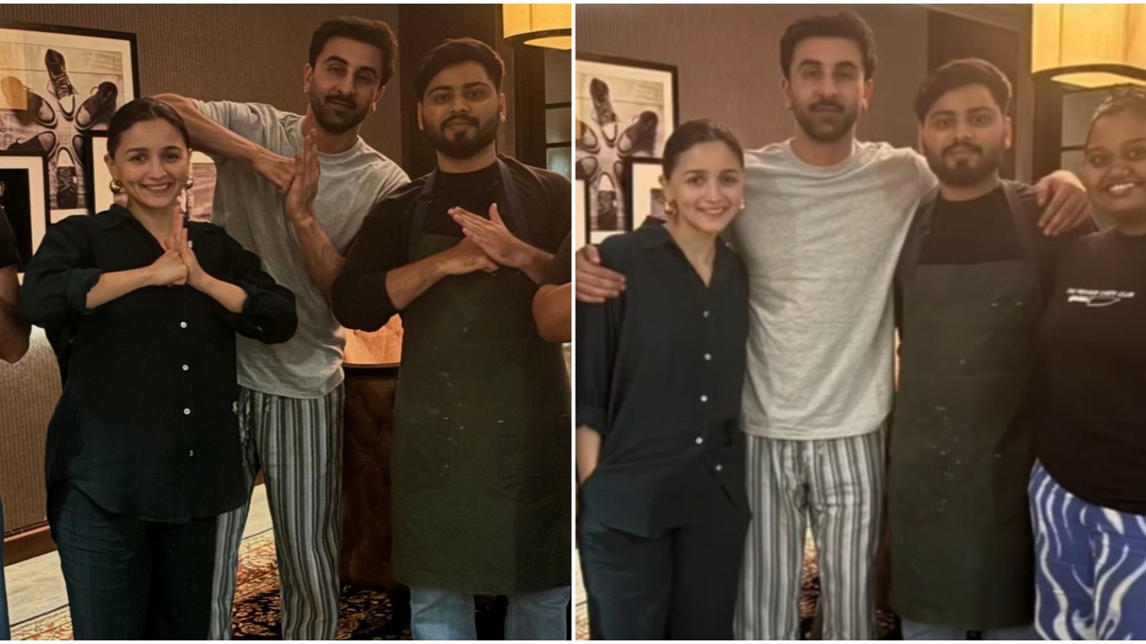 Inside Ranbir Kapoor's 42nd Birthday Celebrations: RK poses in simple t-shirt and pajamas as he holds Alia Bhatt close; PICS