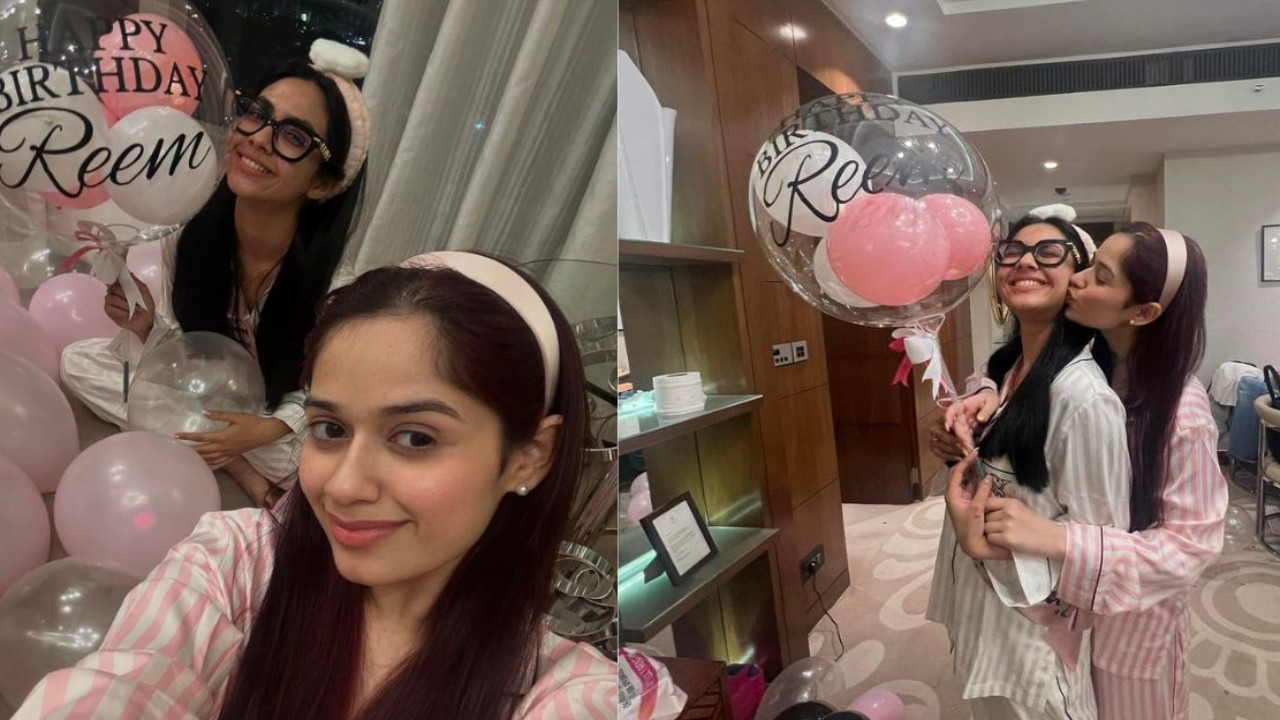 Jannat Zubair plants a kiss on birthday girl Reem Shaikh’s cheek ...