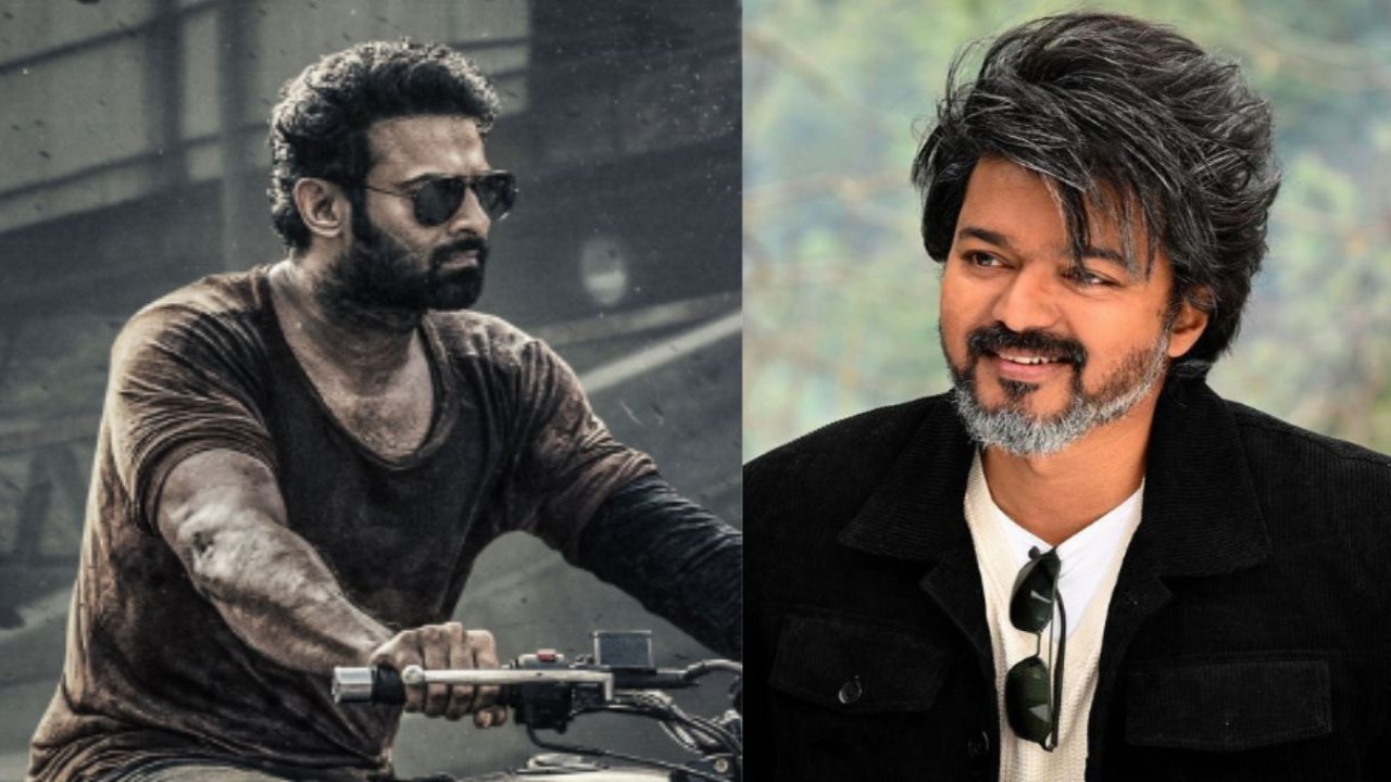 VIRAL VIDEO: When Thalapathy Vijay was secretly CAUGHT watching Prabhas' Salaar in a jam-packed theater