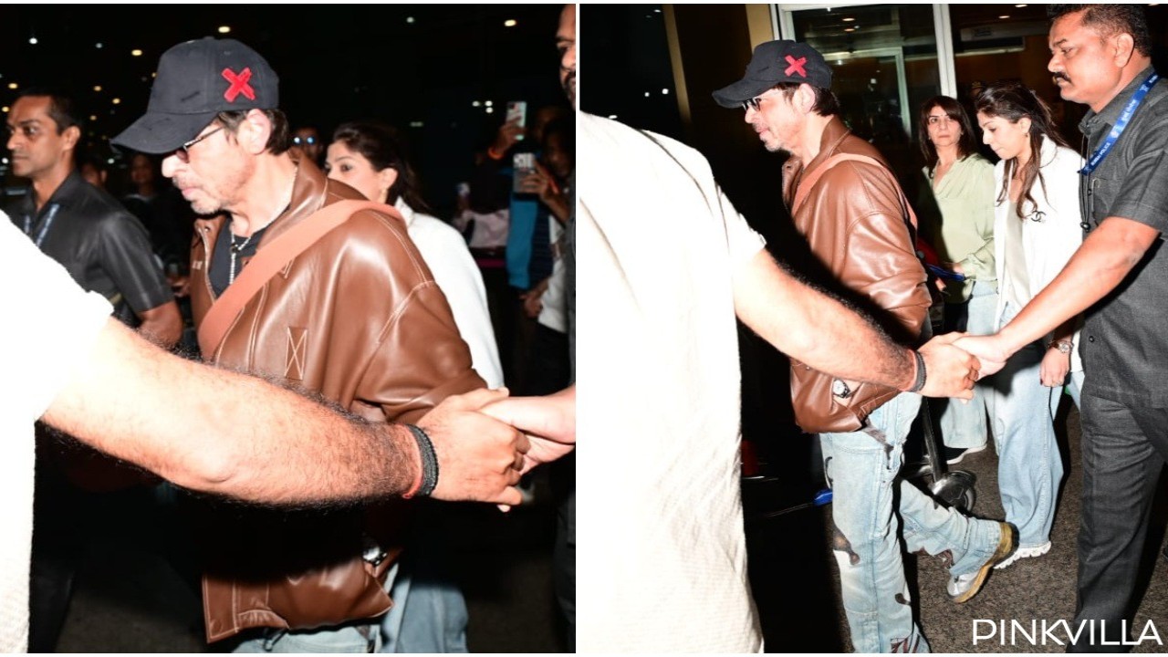 WATCH: Shah Rukh Khan sports uber cool look as he arrives at Mumbai airport amid heavy security