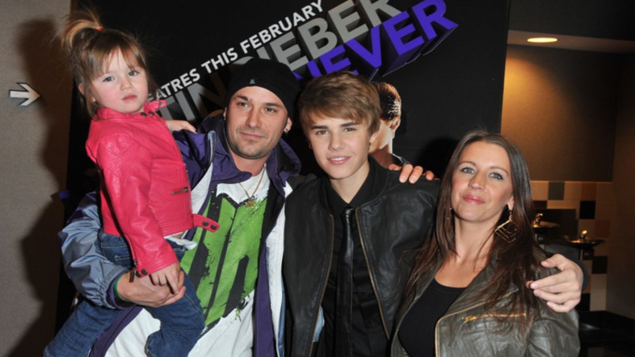 Jazmyn and Jeremy and Justin Bieber and Pattie Mallette (CC: Getty images)