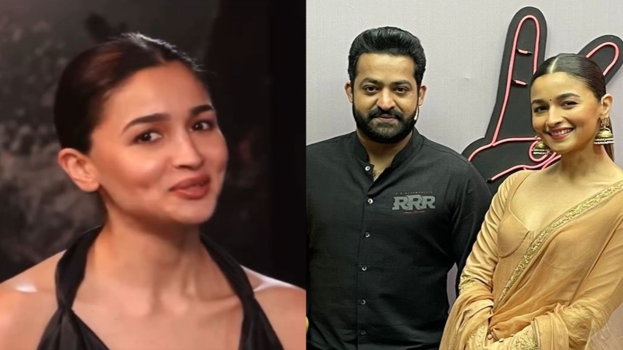 WATCH: Alia Bhatt sings Devara's Chuttamalle song; Jr NTR and Karan Johar's reaction cannot be missed