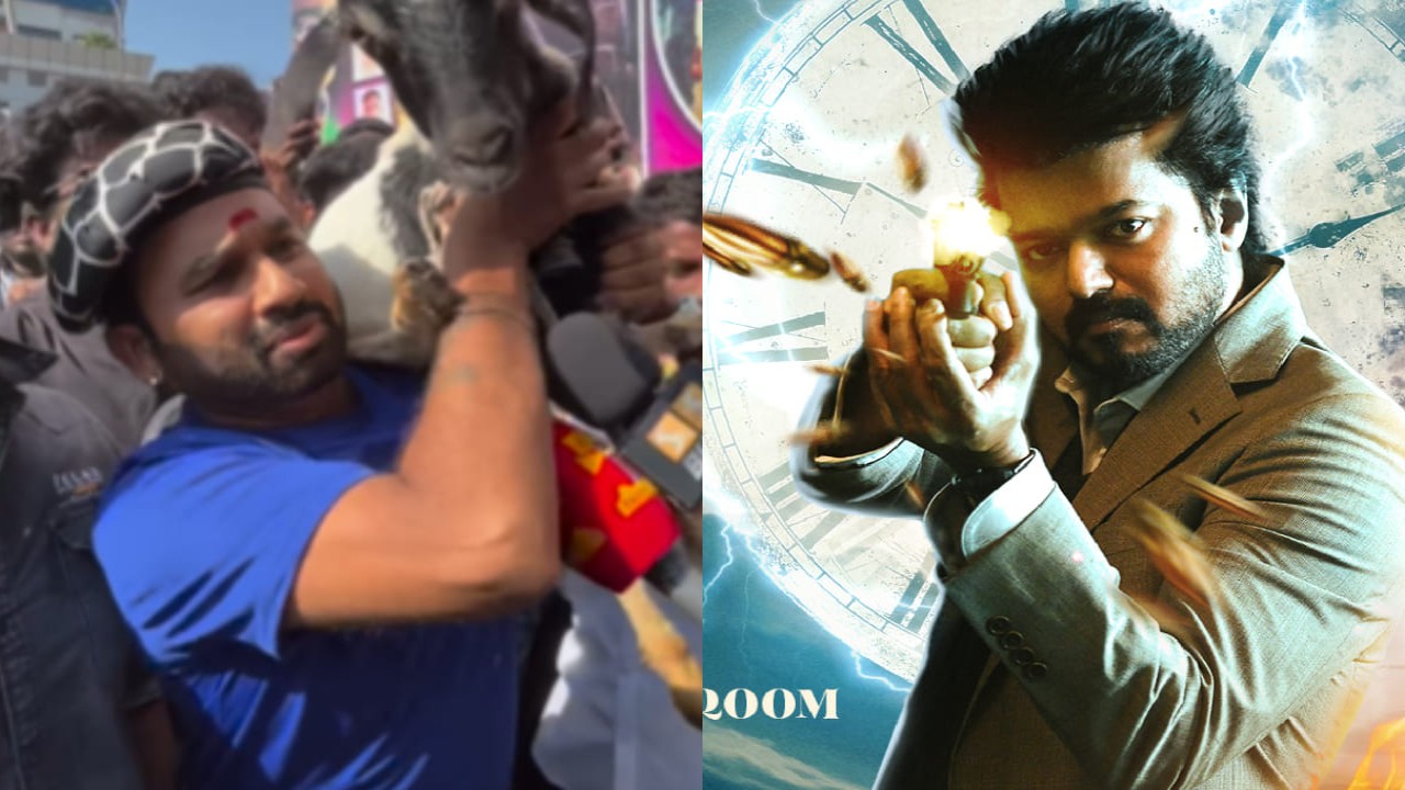 WATCH: THIS Tamil actor arrives with REAL Goat to watch Thalapathy Vijay's The Greatest of All Time in theater