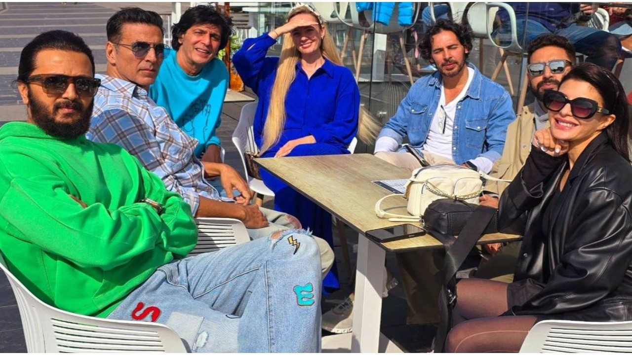 Housefull 5: Akshay Kumar enjoys day out with Riteish Deshmukh, Abhishek Bachchan, Chunky Panday and more; fan says ‘Mamma miaa is back’