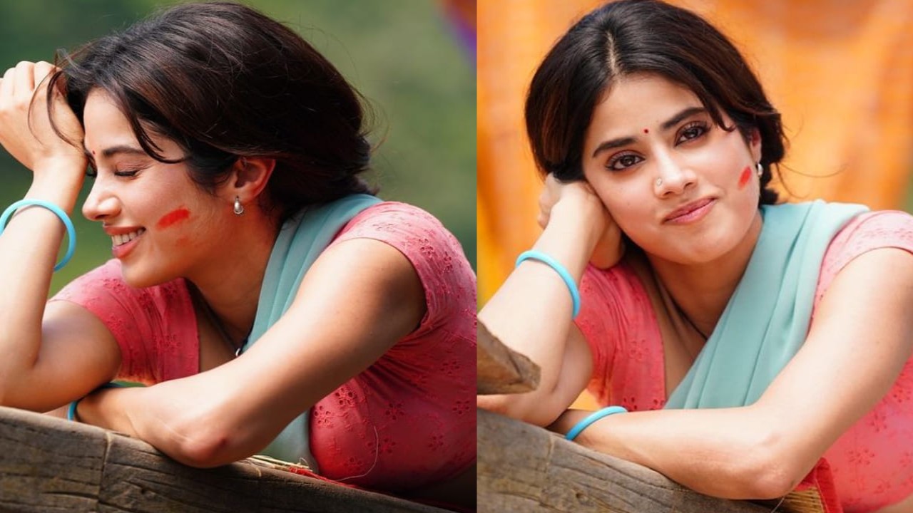 Janhvi Kapoor steals your hearts with her mesmerizing stills from Jr NTR starrer Devara