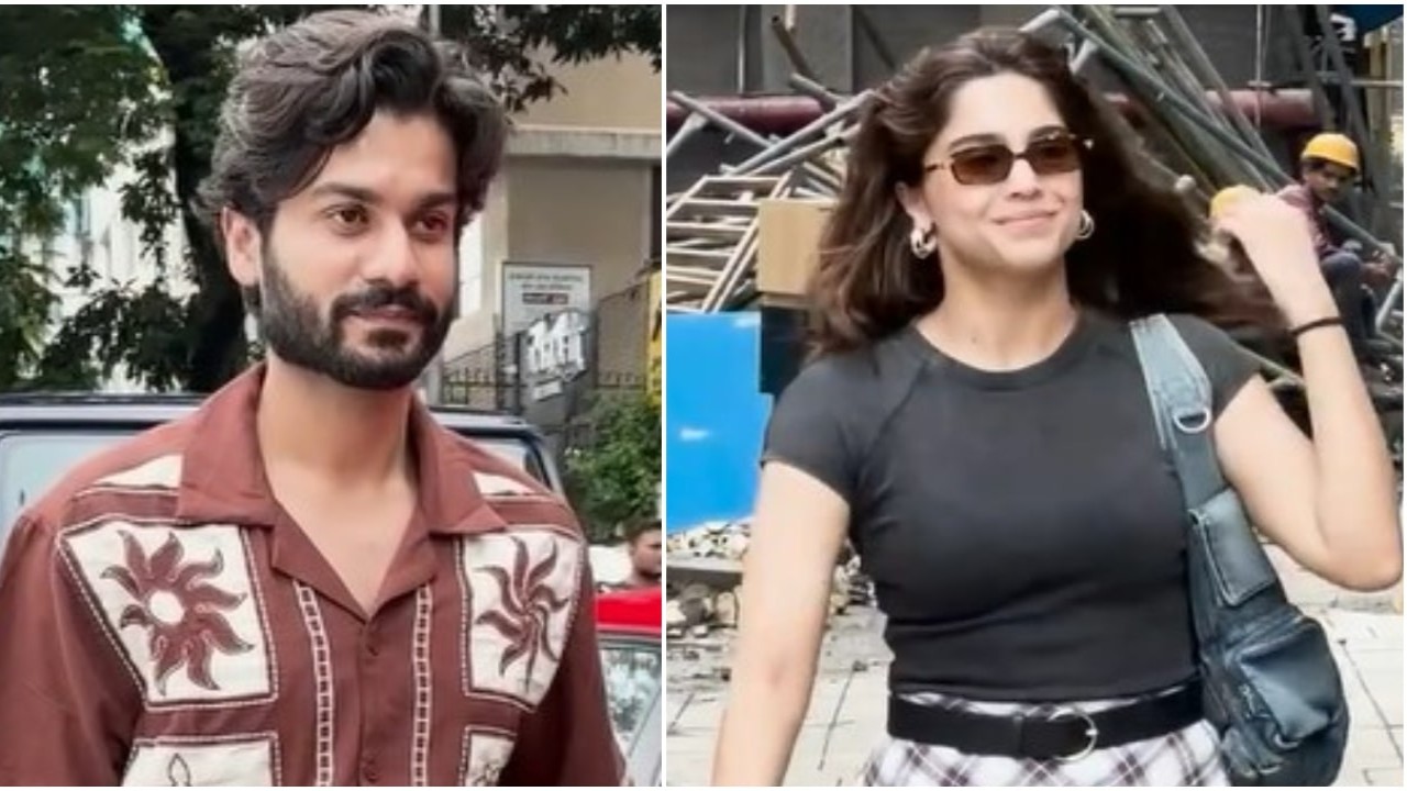 Alpha actress Sharvari stuns in monochrome look as she steps out with rumored BF and birthday boy Sunny Kaushal; WATCH