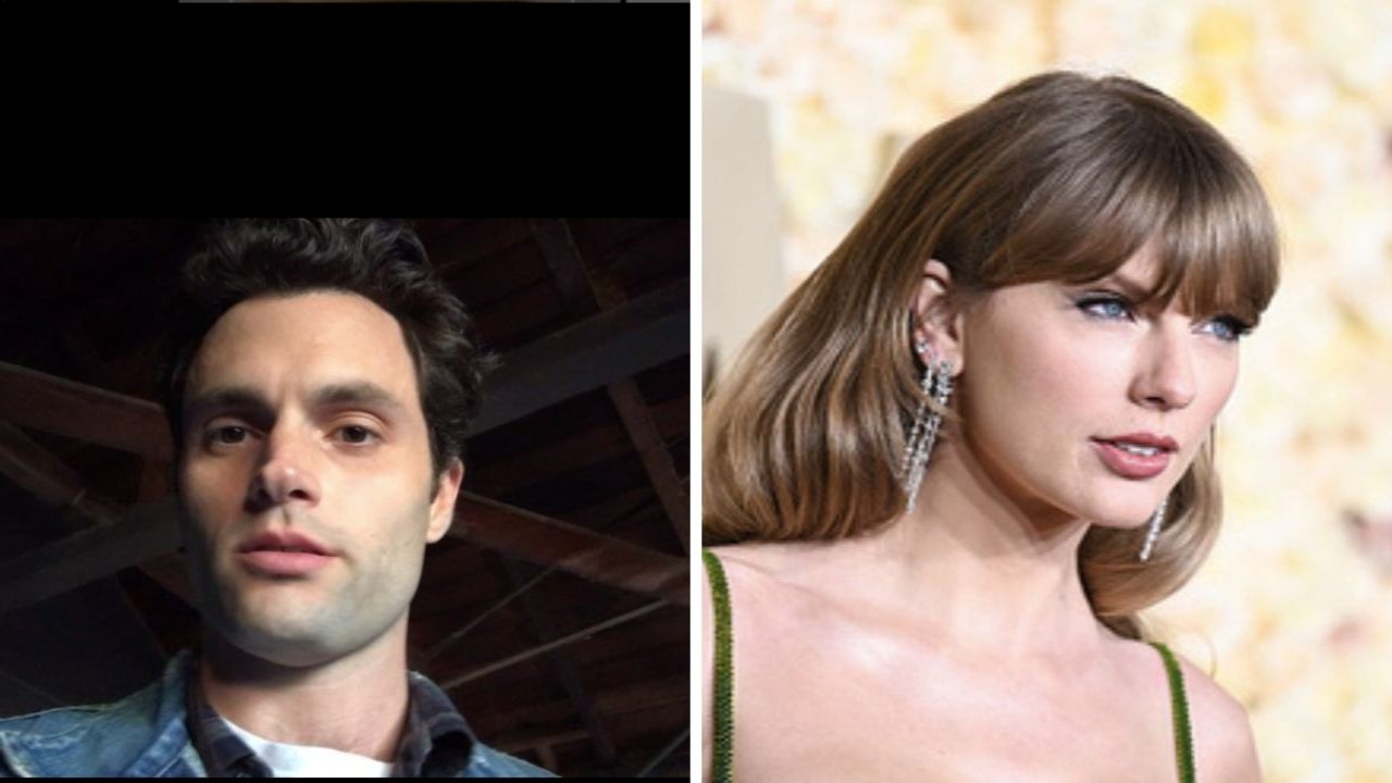 Penn Badgley ( Instagram/ Penn Badgley) and Taylor Swift- Getty Images 