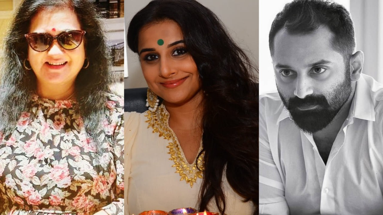 Vidya Balan praises Malayalam actors Urvashi and Fahadh Faasil; says ‘They don't write comedy roles for women in Hindi cinema…’