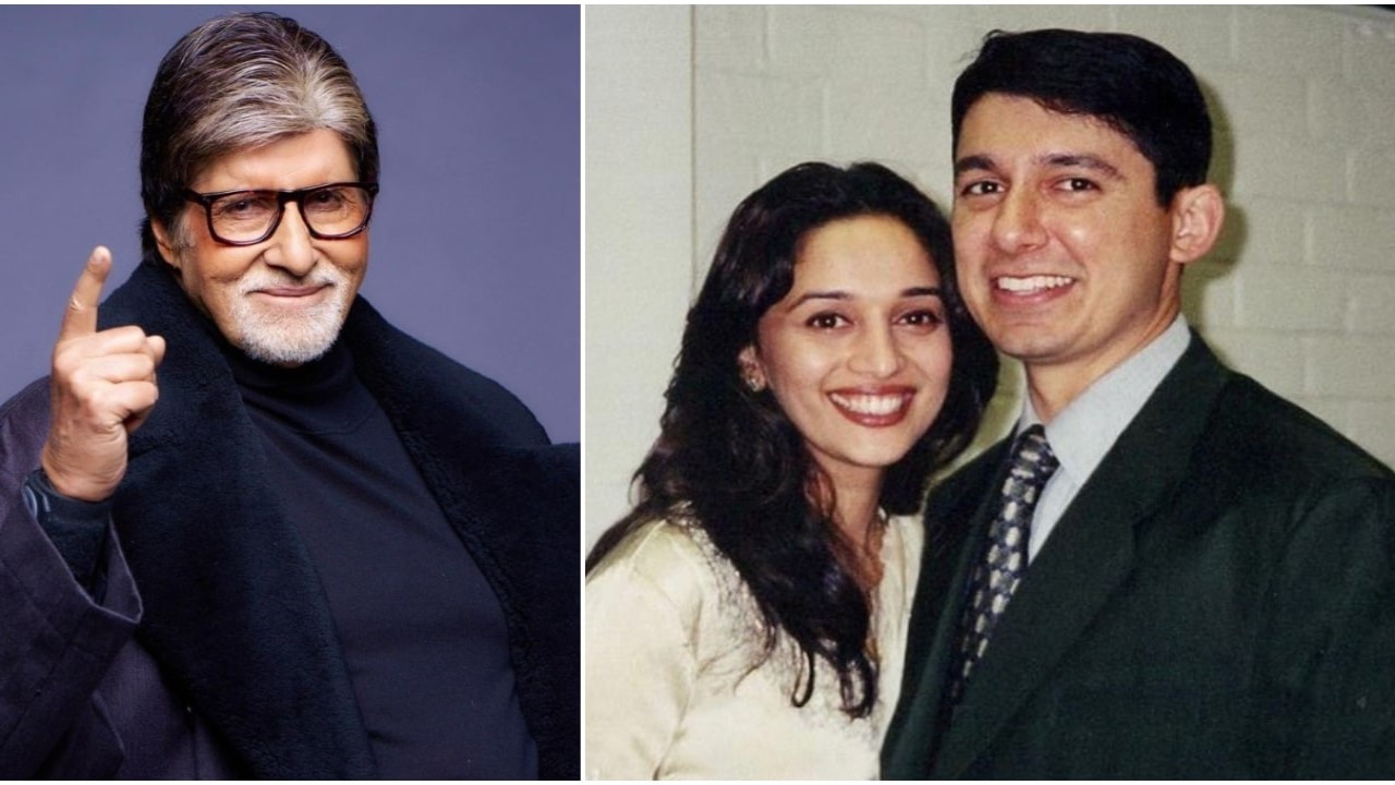 Madhuri Dixit- Shriram Nene Anniversary: When actress revealed her husband only recognized Amitabh Bachchan at their wedding reception