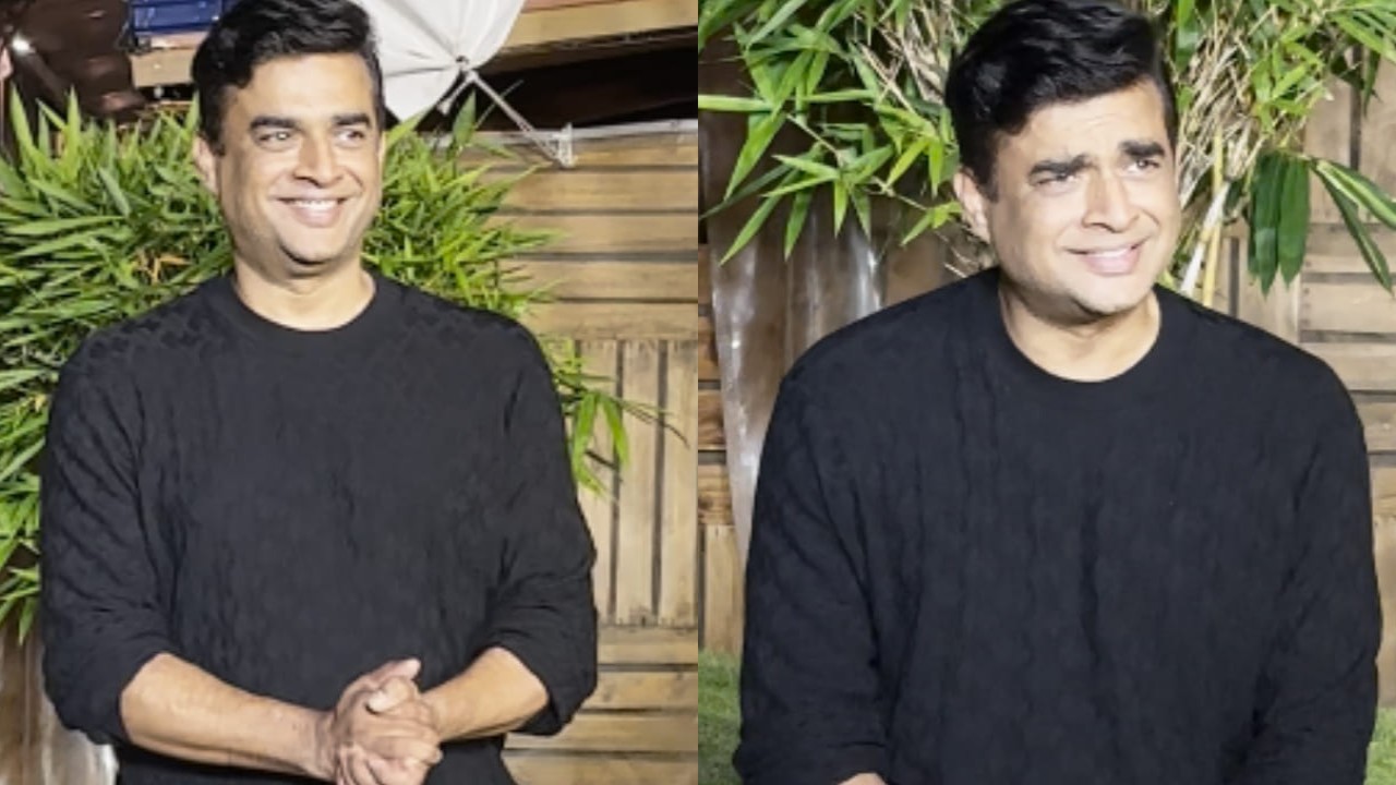 WATCH: Madhavan’s funny banter with paps in his clean-shave look will leave you in splits