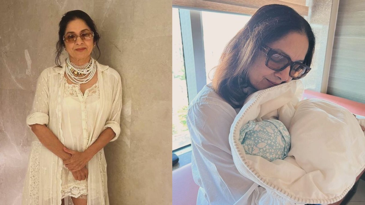 Neena Gupta drops adorable glimpse of Masaba Gupta’s newborn baby as she poses with ‘beti ki beti’; fans call her ‘glamorous nani’