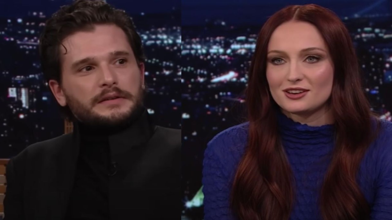 Kit Harington and Sophie Turner (Images via YouTube/The Tonight Show Starring Jimmy Fallon)