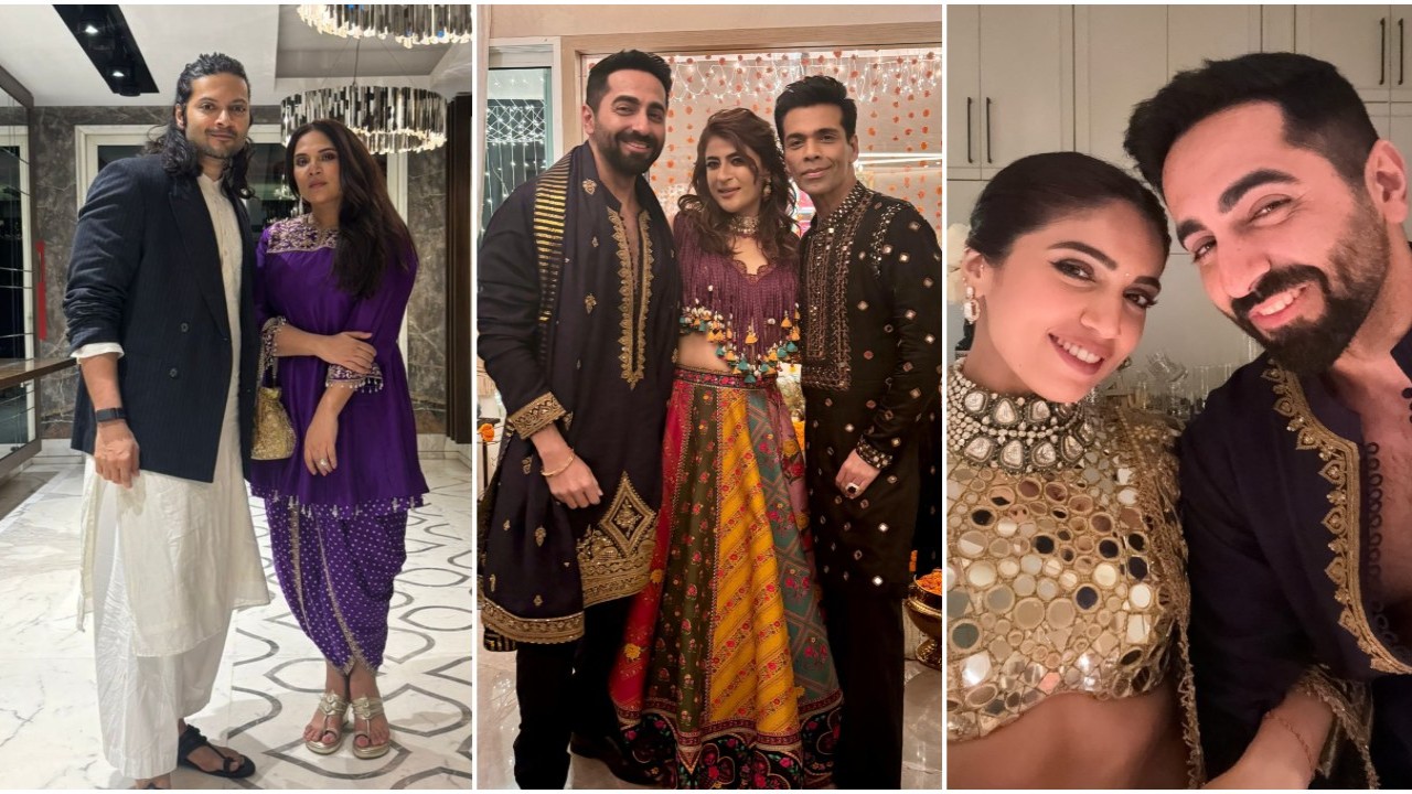 Ayushmann Khurrana-Tahira Kashyap Diwali bash: Karan Johar, Richa Chadha-Ali Fazal, Bhumi Pednekar and more add sparkle to the night