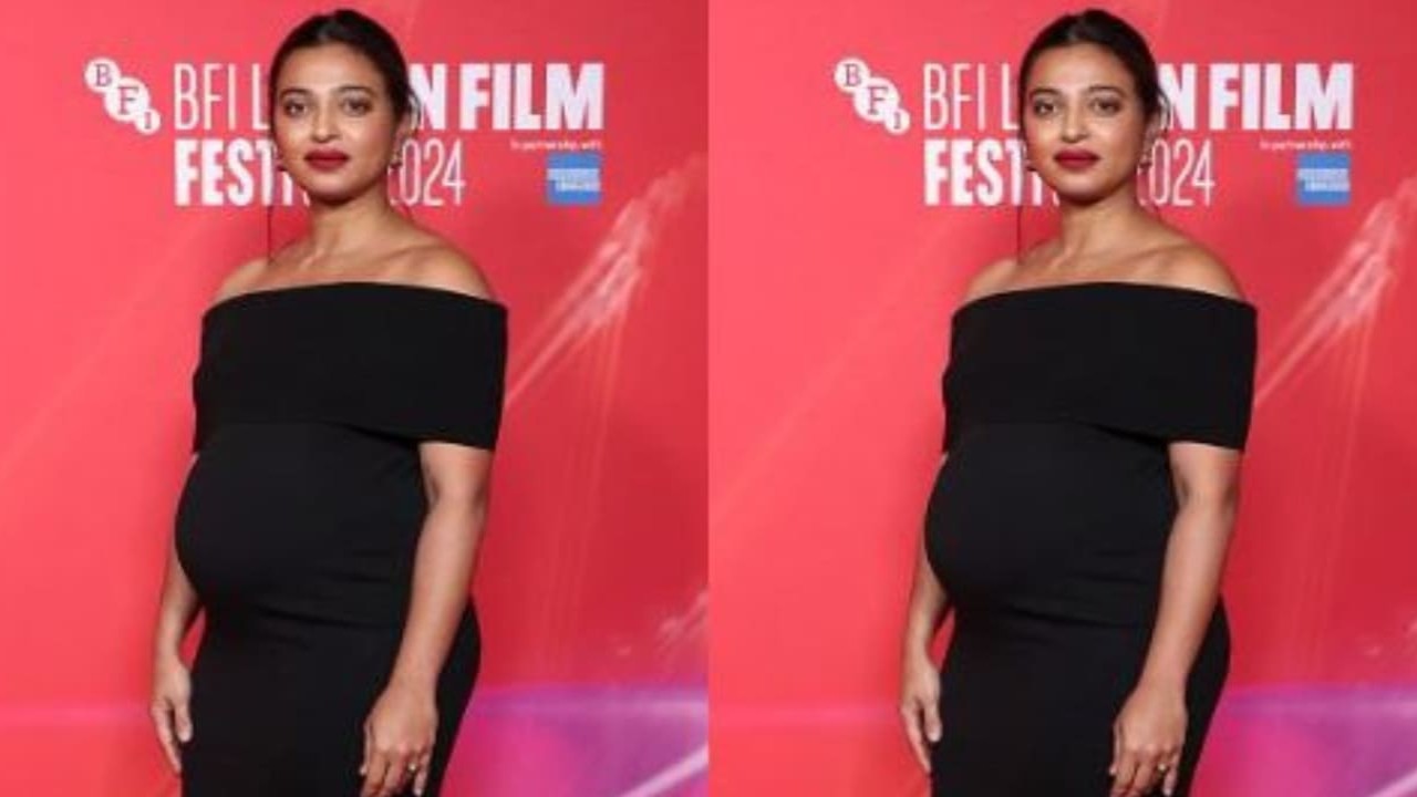 Mom-to-be Radhika Apte sets maternity style goals in black off-shoulder dress  