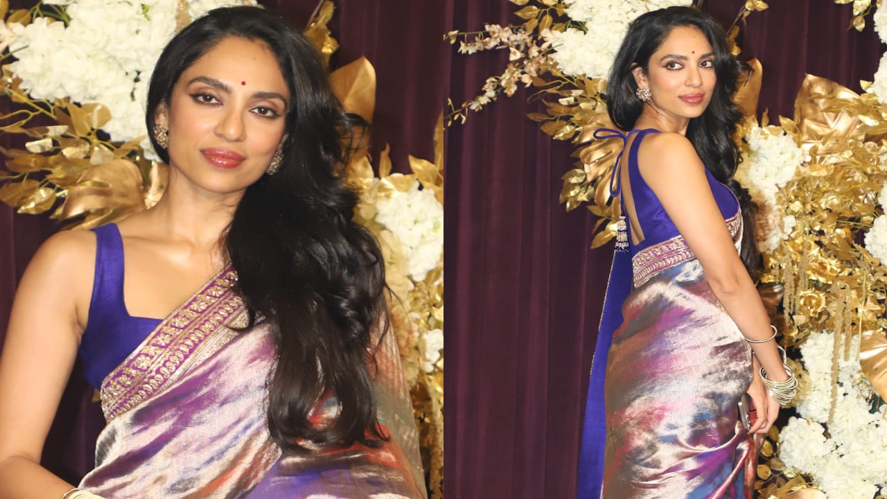 Naga Chaitanya's bride-to-be Sobhita Dhulipala channels timeless beauty in blue silk saree for Manish Malhotra's Diwali bash; WATCH