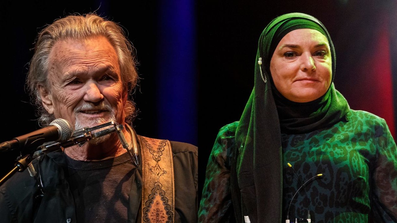 Kris Kristofferson, Sinead O'Connor via Getty Images