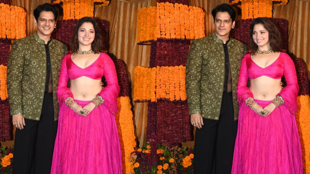 WATCH: Vijay Varma and Tamannaah Bhatia are pure couple goals as they pose for selfie with paps at Ramesh Taurani's Diwali bash