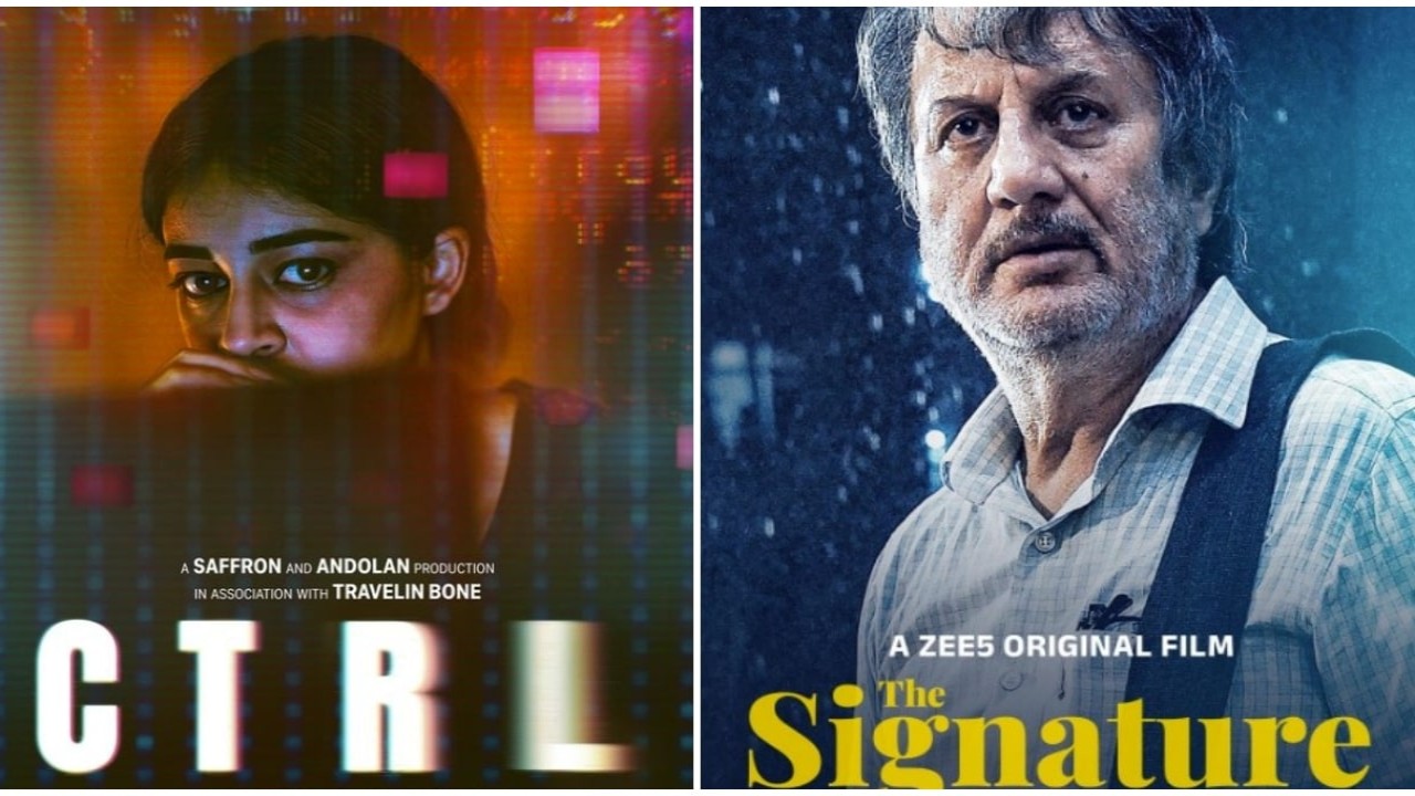 What to watch this weekend: Ananya Panday’s thriller CTRL to Anupam Kher and Mahima Chaudhry’s The Signature