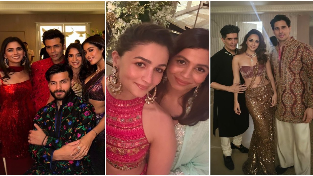 INSIDE Manish Malhotra’s Diwali bash: Janhvi Kapoor holds Shikhar Pahariya’s hand; Alia Bhatt, Suhana Khan, Ananya Panday, Kiara Advani, Sidharth Malhotra stun in PICS