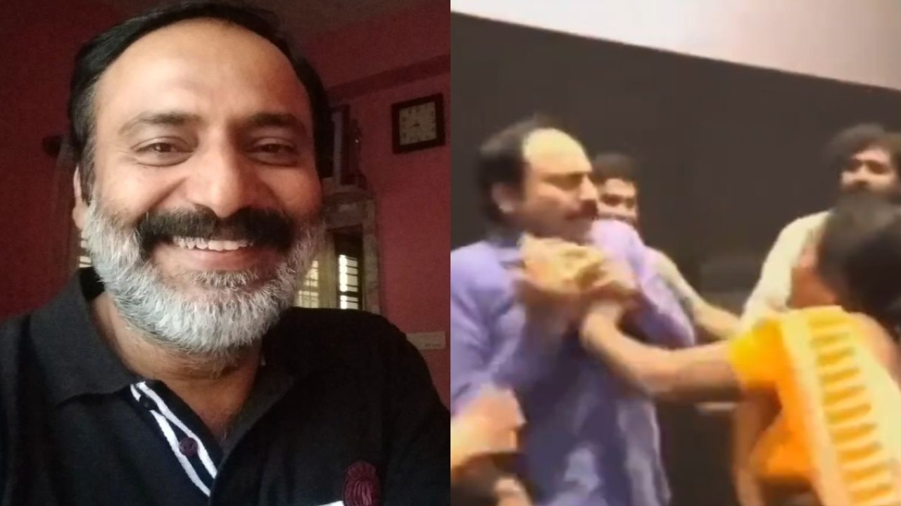 WATCH: Actor NT Ramaswamy gets slapped by a female fan after attending Love Reddy screening in Hyderabad